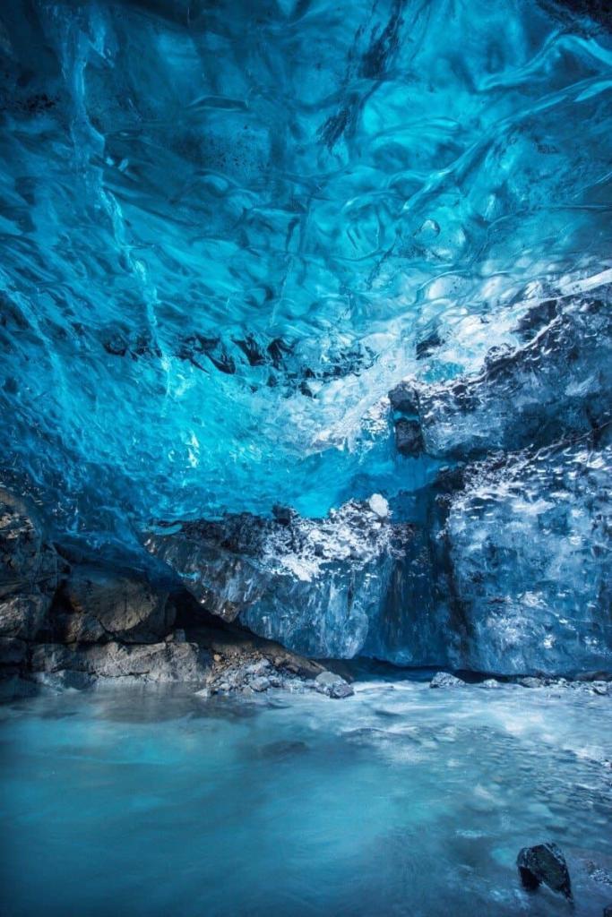 Iceland Ice Caves - Photographing Inside Vatnajokull Waterfall Ice Cave ...